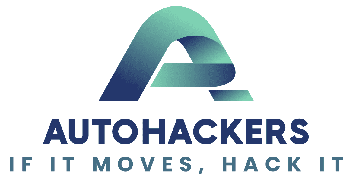 Autohackers logo with the motto If it moves, hack it
